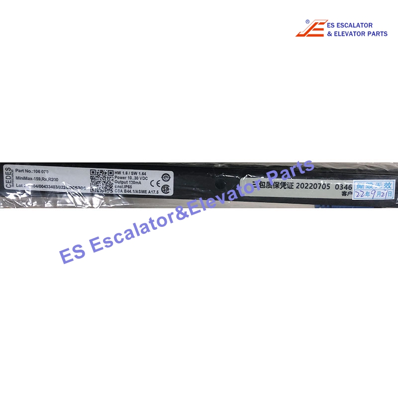 MiniMax-159,Rx/Tx,R200 Elevator Light Curtain MiniMax-159,Rx,R200(MiniMax-159,Tx,R200) Use For CEDES