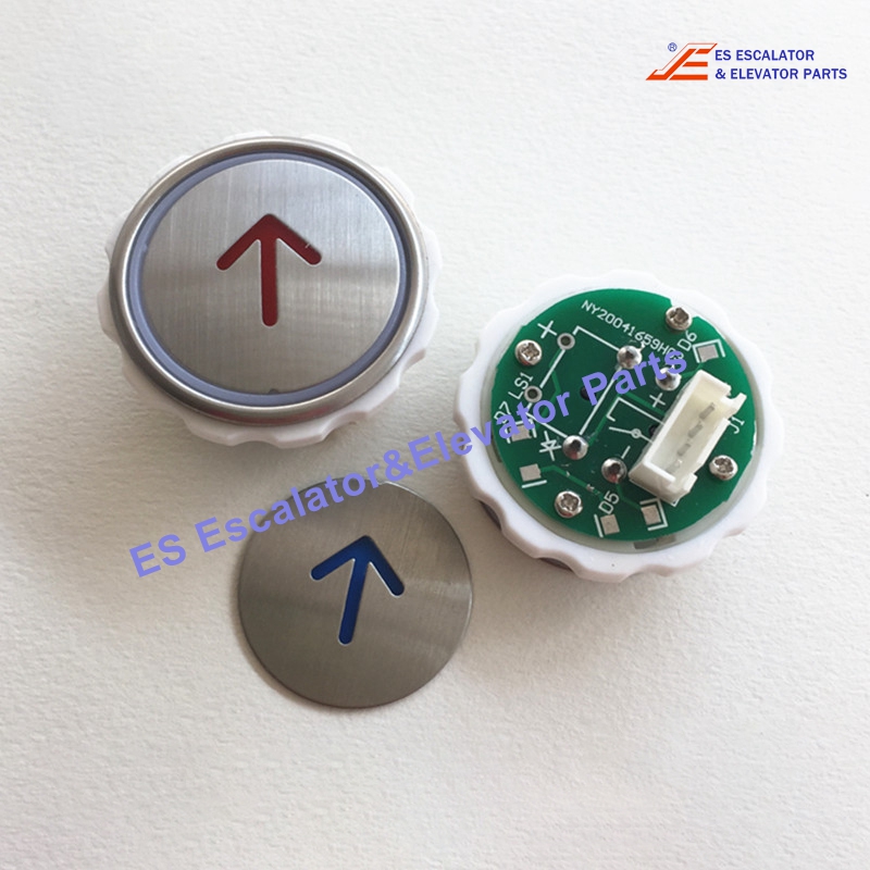 NY20041659H03 Elevator Push Button 24V Diameter:32.4mm Use For Sjec