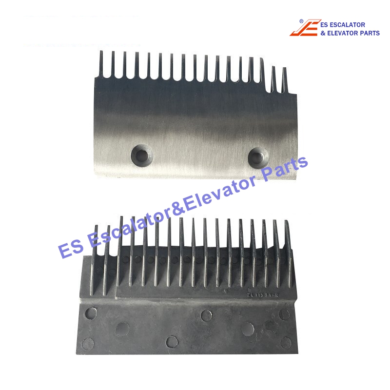 Escalator Parts Comb Plate NEW 2L11531-R Comb Plate, Aluminum, 17T, 157.8*99mm Use For LG/SIGMA