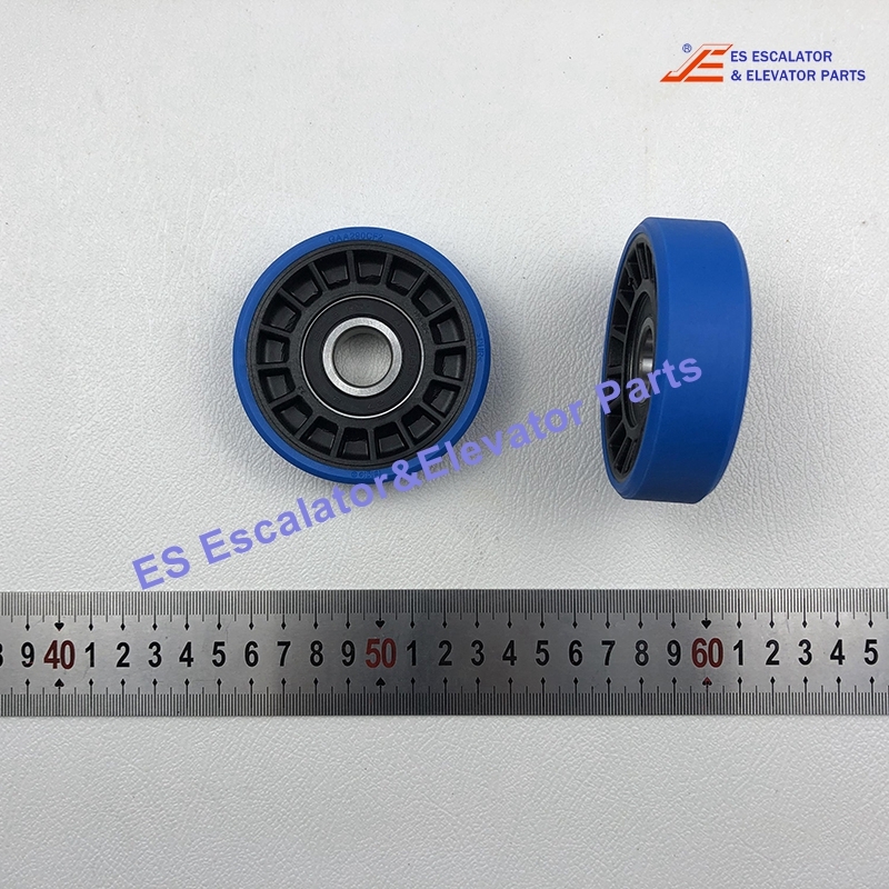 GAA290CF2 Escalator Step Roller OD: 76.2mm ID:17mm W:21.4mm Bearing: 1 x 6203-2RS Use For Otis