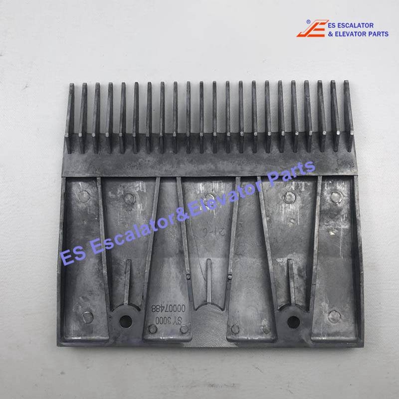 SY3000 00007488 Escalator Comb Plate Aluminum 22 Teeth Use For Thyssenkrupp