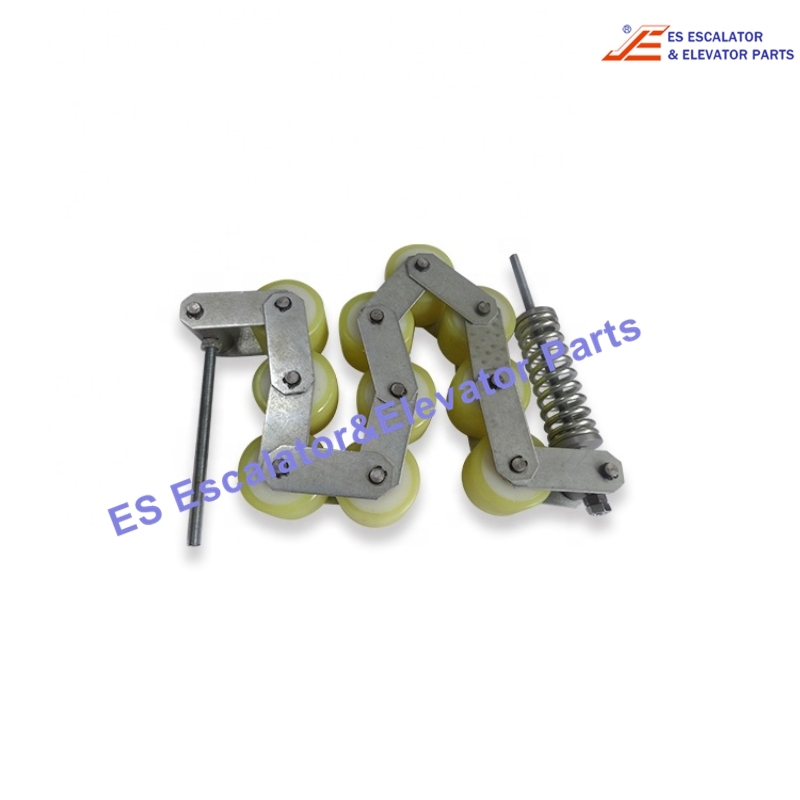 GAA332Z4 Escalator Handrail Pressure Roller Chain OD76mm W54mm 6201RS AL Hub Use For Oits