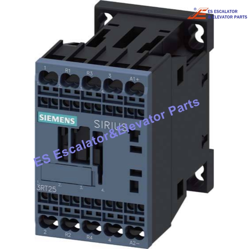 3RT2517-2FW40 Elevator Power Contactor AC-3 12 A 5.5 kW / 400 V 2 NO + 2 NC 48 V DC 4-pole Use For Siemens