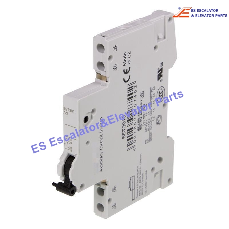 5ST3010 Elevator Auxiliary Current Switch 1 NO+1 NC Use For Siemens