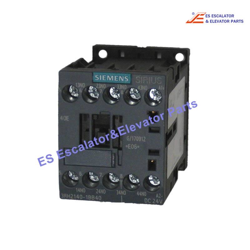 3RH2140-1BB40 Elevator Contactor Relay 4 NO, 24 V DC, Size S00,Screw Terminal Use For Siemens