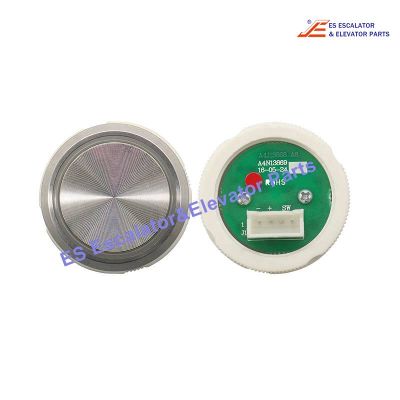 A4N13869 Elevator Push Button Red Light Use For Other