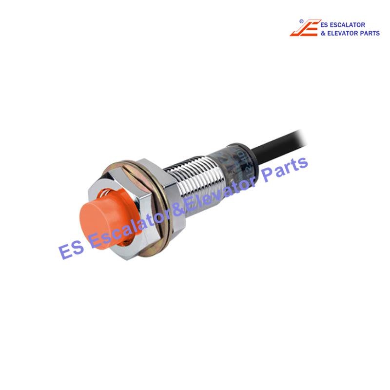 PRT12-4DC Elevator Proximity Sensor 12mm Round, 4mm Sensing, Non-Shielded, DC, NC, 2 Wire, 10-30 VDC Use For Other