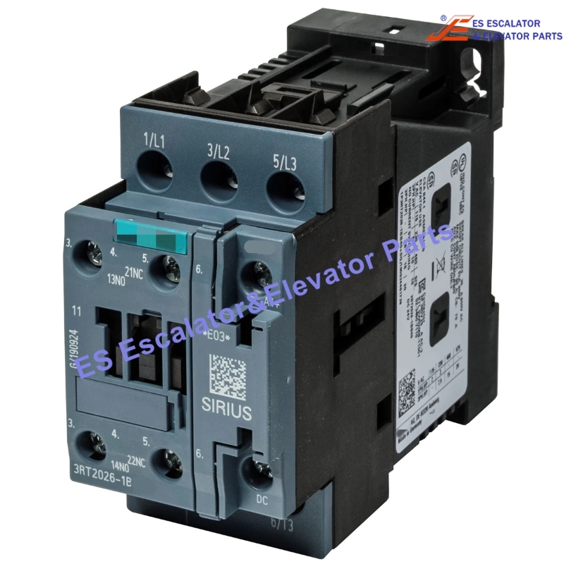 3RT2026-1BF40 Elevator Power Contactor 25A 11Kw 400V 110Vdc Use For Siemens
